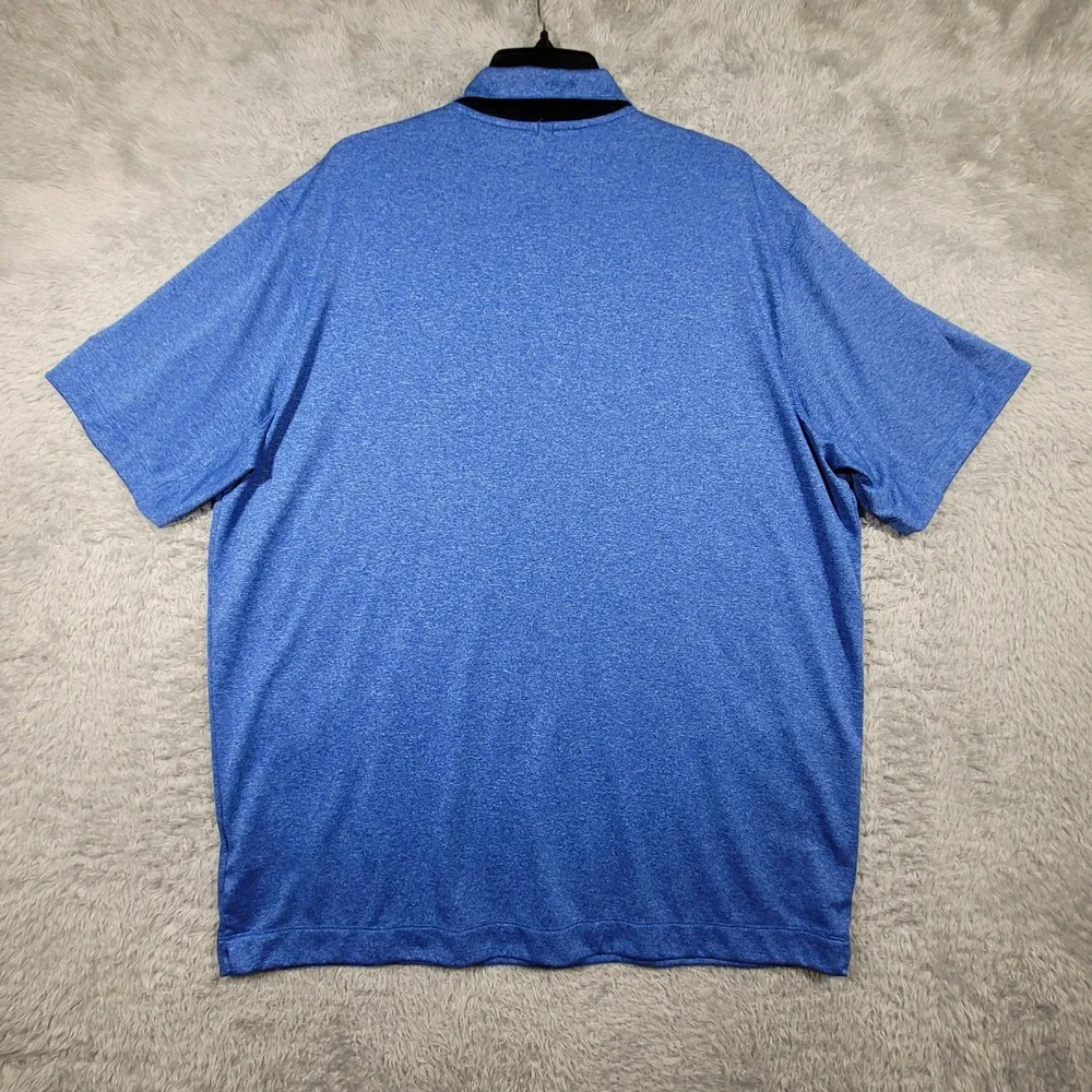 Nike Golf Polo Mens XL Blue Presidents Cup Tour‎ Performance Dri-Fit